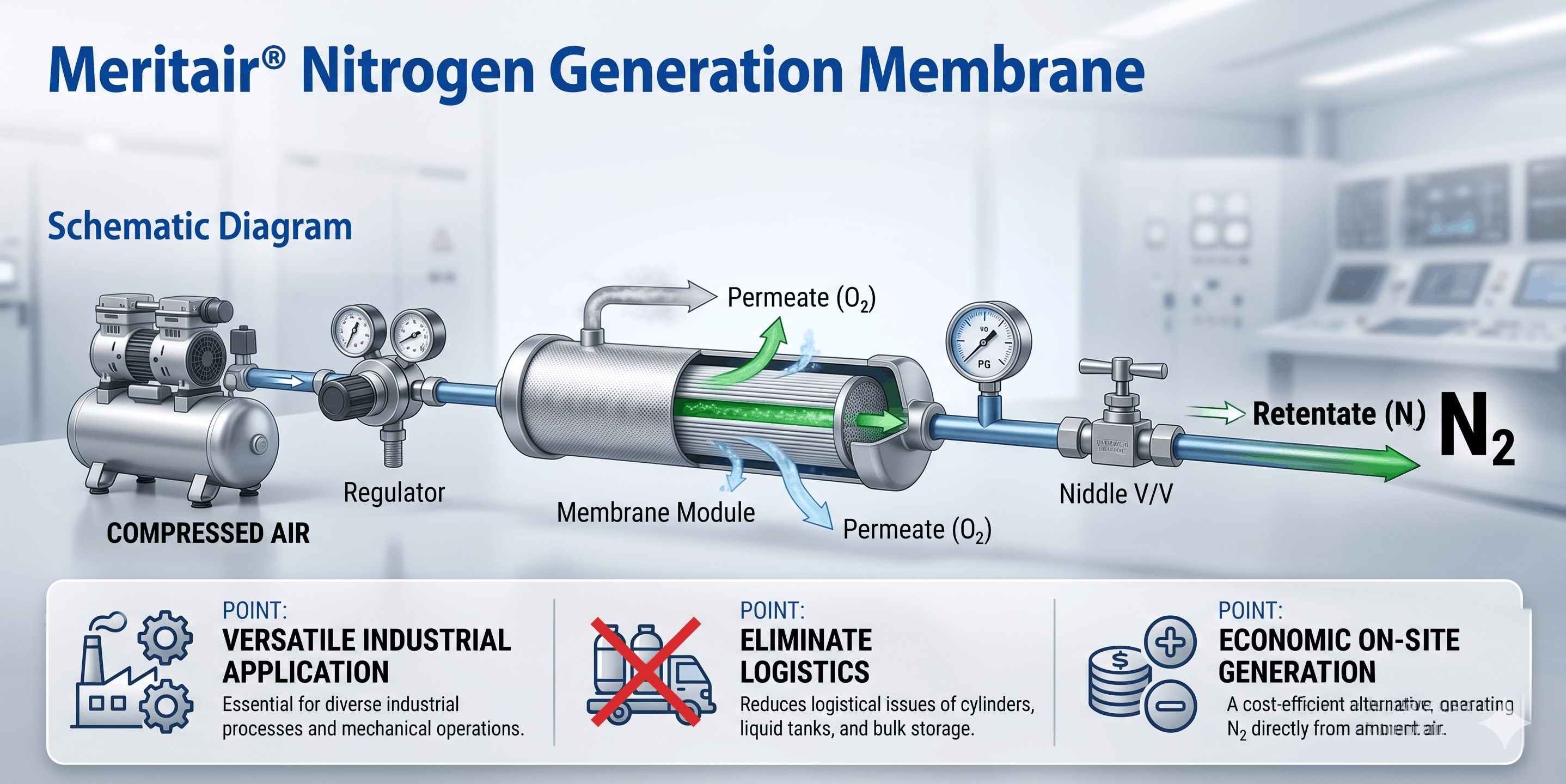 Nitrogen Generation Membrane
